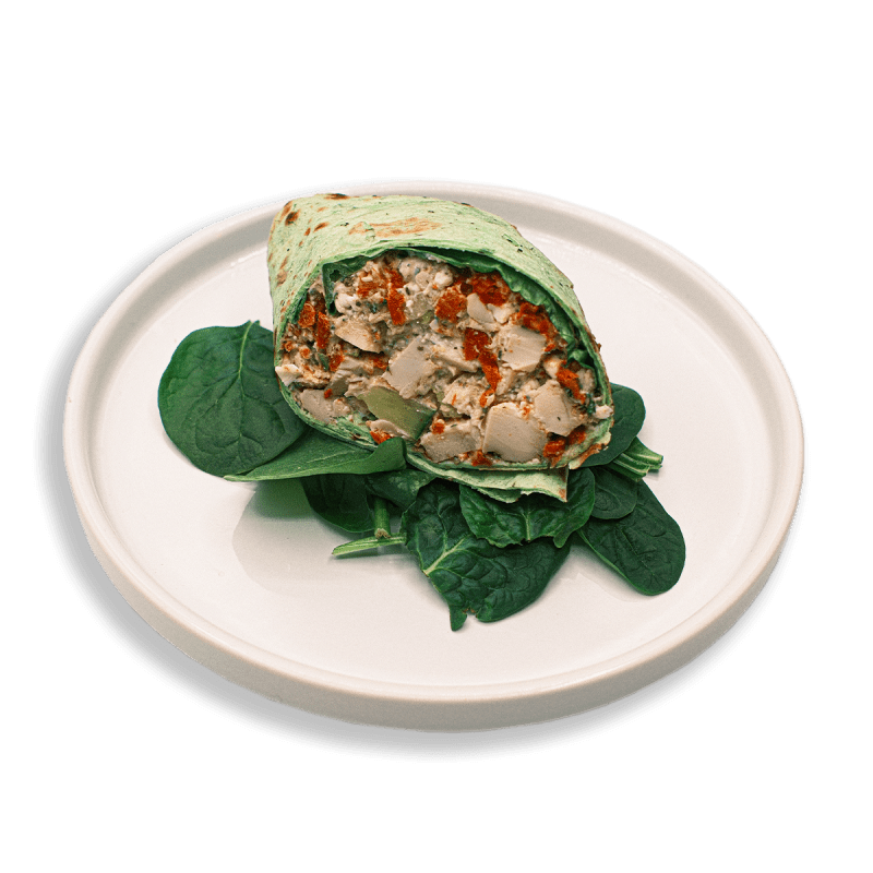 GreekChickenSaladWrap Plate