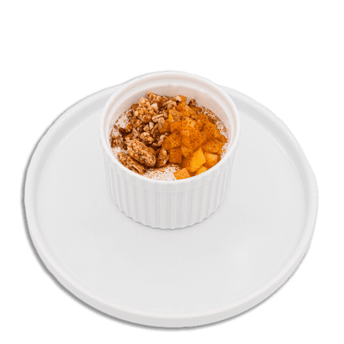 PeachCobblerParfait Plate